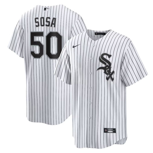 Lenyn Sosa Chicago White Sox Home Jersey - White