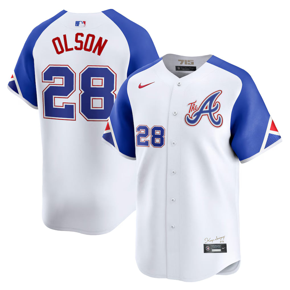 Matt Olson Atlanta Braves City Connect Limited Jersey - White