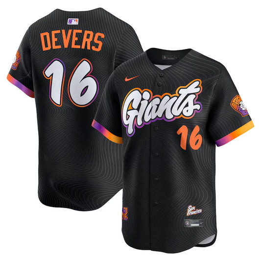 Rafael Devers San Francisco Giants City Connect Limited Jersey - Black