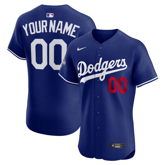 Custom Los Angeles Dodgers 2025 World Series Champions Alternate Jersey - Royal