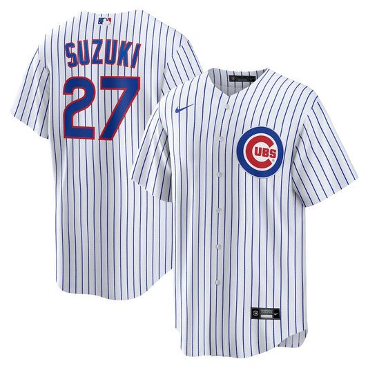 Seiya Suzuki Chicago Cubs Home Jersey - White