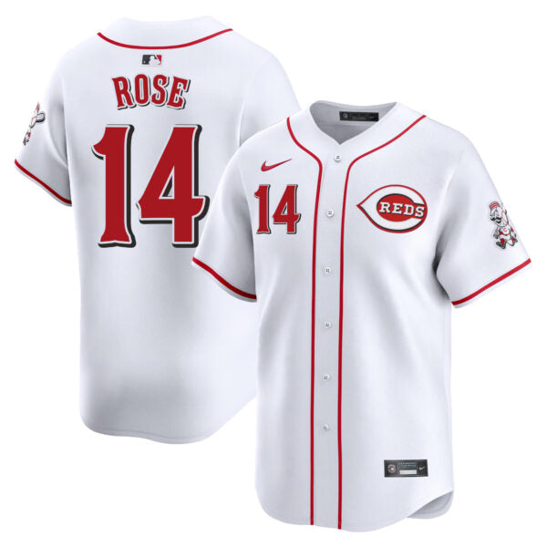 Pete Rose Cincinnati Reds Home Limited Jersey - White