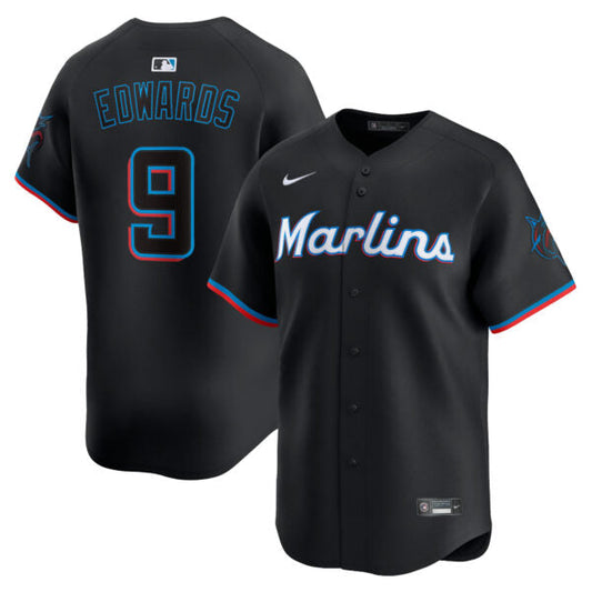 Xavier Edwards Miami Marlins Alternate Limited Jersey - Black