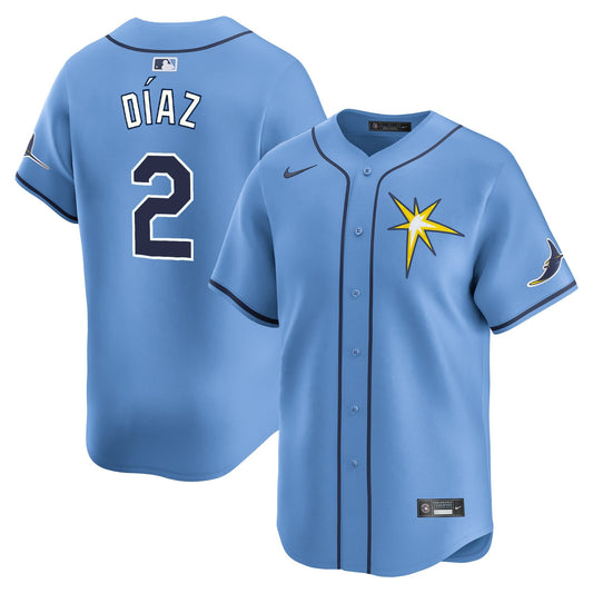 Yandy Diaz Tampa Bay Rays Alternate Jersey - Light Blue